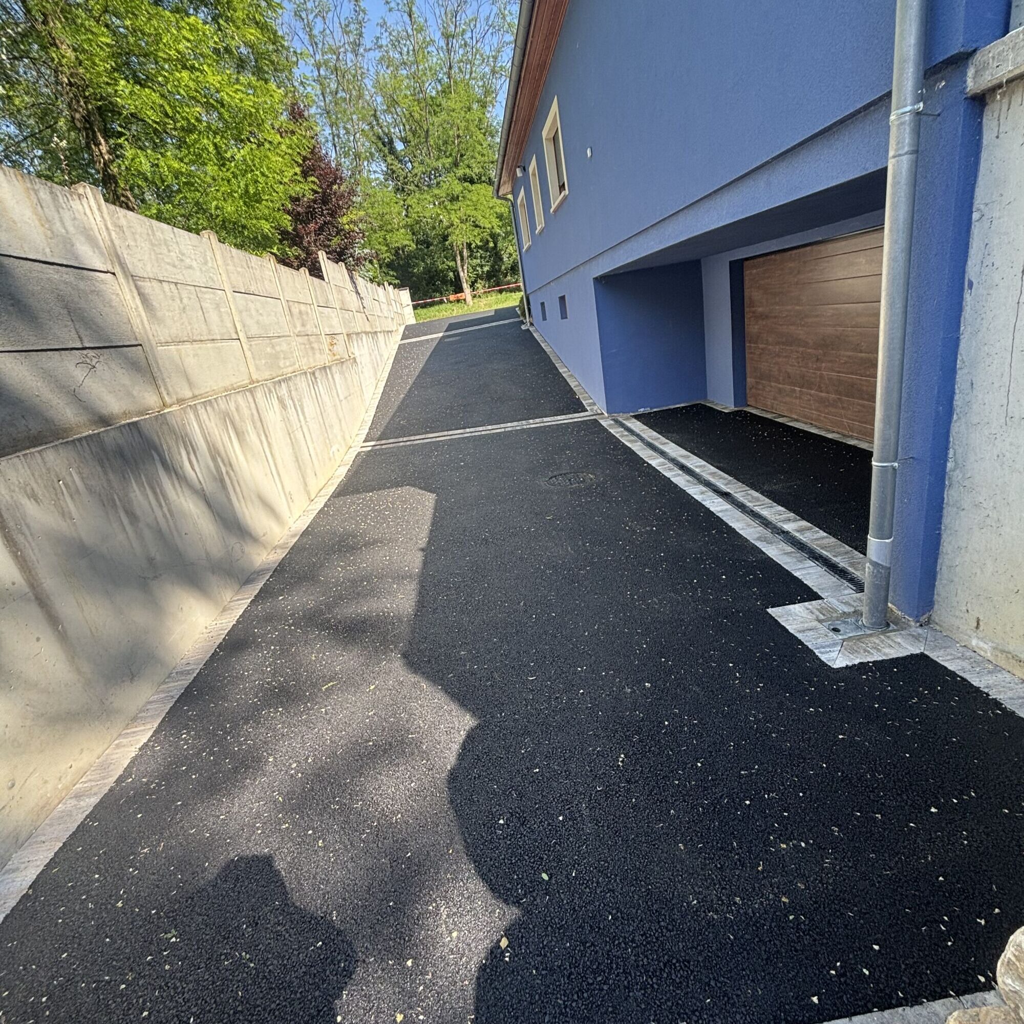 Pr&eacute;paration et pose d&rsquo;enrob&eacute; &agrave; Chalamp&eacute; pr&egrave;s d&rsquo;Ottmarsheim Guebwiller